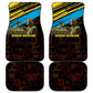 Julius Nyerere Car Mats Ujamaa African Socialism Text and Bold Striped Pattern - African Pride