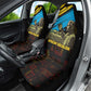 Julius Nyerere Car Seat Cover Ujamaa African Socialism Text and Bold Striped Pattern - African Pride