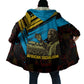 Julius Nyerere Cloak Ujamaa African Socialism Text and Bold Striped Pattern - African Pride