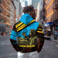 Julius Nyerere Hoodie Ujamaa African Socialism Text and Bold Striped Pattern - African Pride