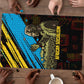 Julius Nyerere Puzzle Ujamaa African Socialism Text and Bold Striped Pattern - African Pride
