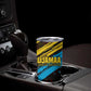 Julius Nyerere Tumbler Cup Ujamaa African Socialism Text and Bold Striped Pattern - African Pride