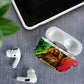 Sundiata Keita AirPods Case with Regal Portrait, Lion of Mali Title and Bold Tribal Brushstroke Pattern - African Pride