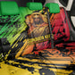 Sundiata Keita Back Car Seat Cover with Regal Portrait, Lion of Mali Title and Bold Tribal Brushstroke Pattern - African Pride
