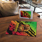 Sundiata Keita Puzzle with Regal Portrait, Lion of Mali Title and Bold Tribal Brushstroke Pattern - African Pride