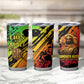 Sundiata Keita Tumbler Cup with Regal Portrait, Lion of Mali Title and Bold Tribal Brushstroke Pattern - African Pride