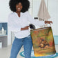 Sundiata Keita Laundry Basket Griot Storytelling Scene, Epic of Sundiata Text and Heritage-Inspired Earth Tone - African Pride