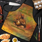 Sundiata Keita Apron Griot Storytelling Scene, Epic of Sundiata Text and Heritage-Inspired Earth Tone - African Pride