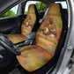 Sundiata Keita Car Seat Cover Griot Storytelling Scene, Epic of Sundiata Text and Heritage-Inspired Earth Tone - African Pride