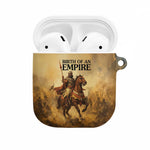 Sundiata Keita AirPods Case with Kirina 1235 Battle Map, Horseback Warrior and Birth of an Empire Design - African Pride