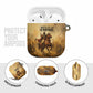 Sundiata Keita AirPods Case with Kirina 1235 Battle Map, Horseback Warrior and Birth of an Empire Design - African Pride
