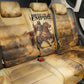 Sundiata Keita Back Car Seat Cover with Kirina 1235 Battle Map, Horseback Warrior and Birth of an Empire Design - African Pride