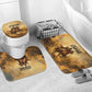 Sundiata Keita Bathroom Set with Kirina 1235 Battle Map, Horseback Warrior and Birth of an Empire Design - African Pride
