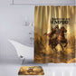 Sundiata Keita Bathroom Set with Kirina 1235 Battle Map, Horseback Warrior and Birth of an Empire Design - African Pride