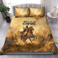 Sundiata Keita Bedding Set with Kirina 1235 Battle Map, Horseback Warrior and Birth of an Empire Design - African Pride