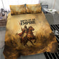 Sundiata Keita Bedding Set with Kirina 1235 Battle Map, Horseback Warrior and Birth of an Empire Design - African Pride