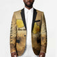 Sundiata Keita Blazer with Kirina 1235 Battle Map, Horseback Warrior and Birth of an Empire Design - African Pride