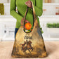 Sundiata Keita Grocery Bag with Kirina 1235 Battle Map, Horseback Warrior and Birth of an Empire Design - African Pride