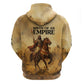 Sundiata Keita Hoodie with Kirina 1235 Battle Map, Horseback Warrior and Birth of an Empire Design - African Pride