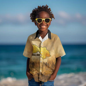 Sundiata Keita Kid Hawaiian Shirt with Kirina 1235 Battle Map, Horseback Warrior and Birth of an Empire Design - African Pride