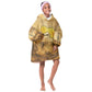 Sundiata Keita Kid Wearable Blanket Hoodie with Kirina 1235 Battle Map, Horseback Warrior and Birth of an Empire Design - African Pride