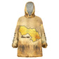Sundiata Keita Kid Wearable Blanket Hoodie with Kirina 1235 Battle Map, Horseback Warrior and Birth of an Empire Design - African Pride