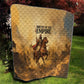 Sundiata Keita Quilt with Kirina 1235 Battle Map, Horseback Warrior and Birth of an Empire Design - African Pride