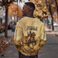 Sundiata Keita Sweatshirt with Kirina 1235 Battle Map, Horseback Warrior and Birth of an Empire Design - African Pride