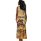 Sundiata Keita Tank Maxi Dress with Kirina 1235 Battle Map, Horseback Warrior and Birth of an Empire Design - African Pride