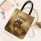 Sundiata Keita Tote Bag with Kirina 1235 Battle Map, Horseback Warrior and Birth of an Empire Design - African Pride