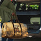 Sundiata Keita Travel Bag with Kirina 1235 Battle Map, Horseback Warrior and Birth of an Empire Design - African Pride