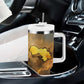 Sundiata Keita Tumbler With Handle with Kirina 1235 Battle Map, Horseback Warrior and Birth of an Empire Design - African Pride