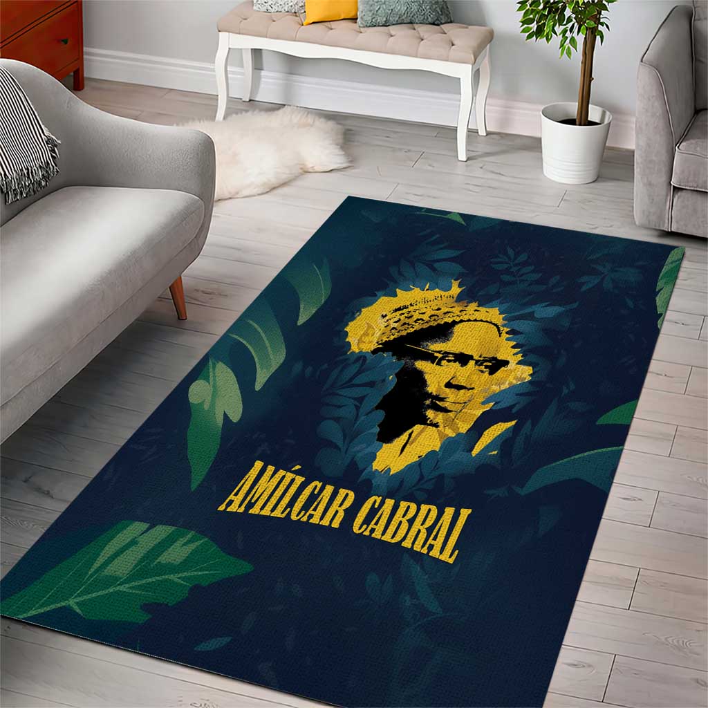 Amilcar Cabral Area Rug Guinea-Bissau African National Liberation Leader - Cultural Resistance Tribute - African Pride