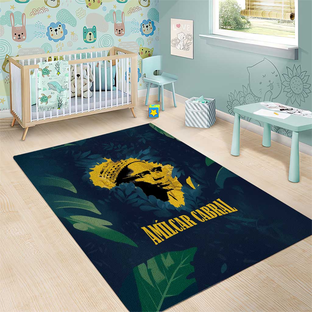 Amilcar Cabral Area Rug Guinea-Bissau African National Liberation Leader - Cultural Resistance Tribute - African Pride