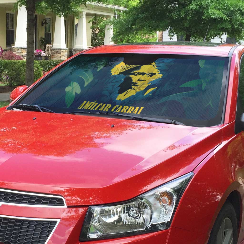 Amilcar Cabral Auto Sun Shade Guinea-Bissau African National Liberation Leader - Cultural Resistance Tribute - African Pride