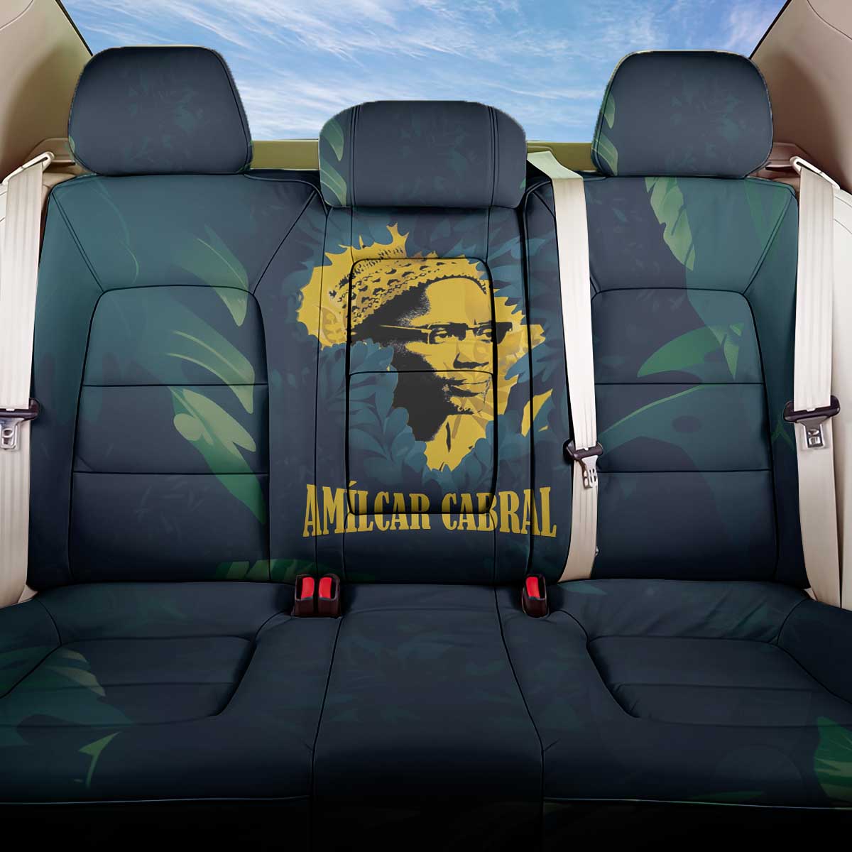 Amilcar Cabral Back Car Seat Cover Guinea-Bissau African National Liberation Leader - Cultural Resistance Tribute - African Pride