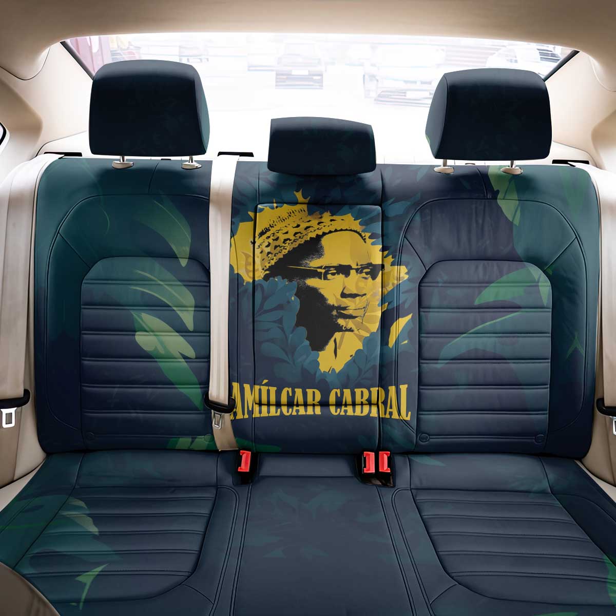 Amilcar Cabral Back Car Seat Cover Guinea-Bissau African National Liberation Leader - Cultural Resistance Tribute - African Pride
