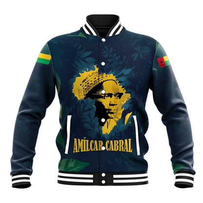 Amilcar Cabral Baseball Jacket Guinea-Bissau African National Liberation Leader - Cultural Resistance Tribute - African Pride