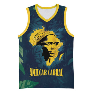 Amilcar Cabral Basketball Jersey Guinea-Bissau African National Liberation Leader - Cultural Resistance Tribute - African Pride