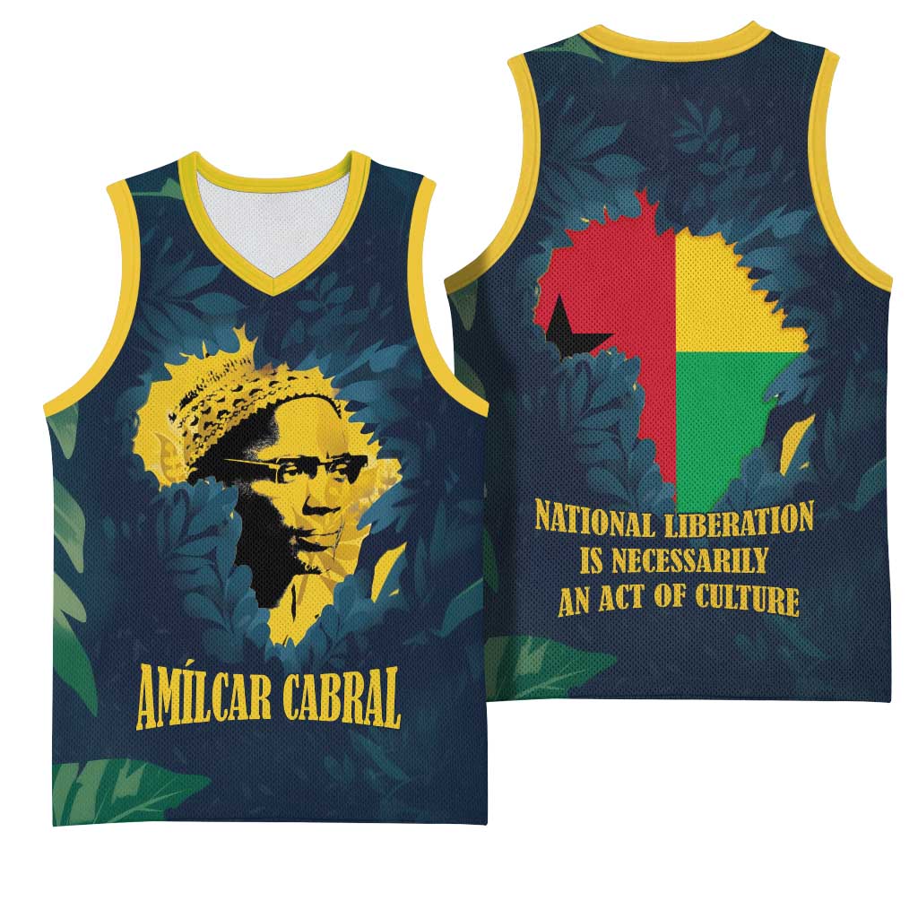 Amilcar Cabral Basketball Jersey Guinea-Bissau African National Liberation Leader - Cultural Resistance Tribute - African Pride