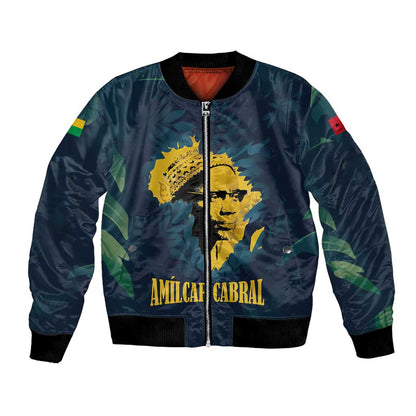 Amilcar Cabral Bomber Jacket Guinea-Bissau African National Liberation Leader - Cultural Resistance Tribute - African Pride