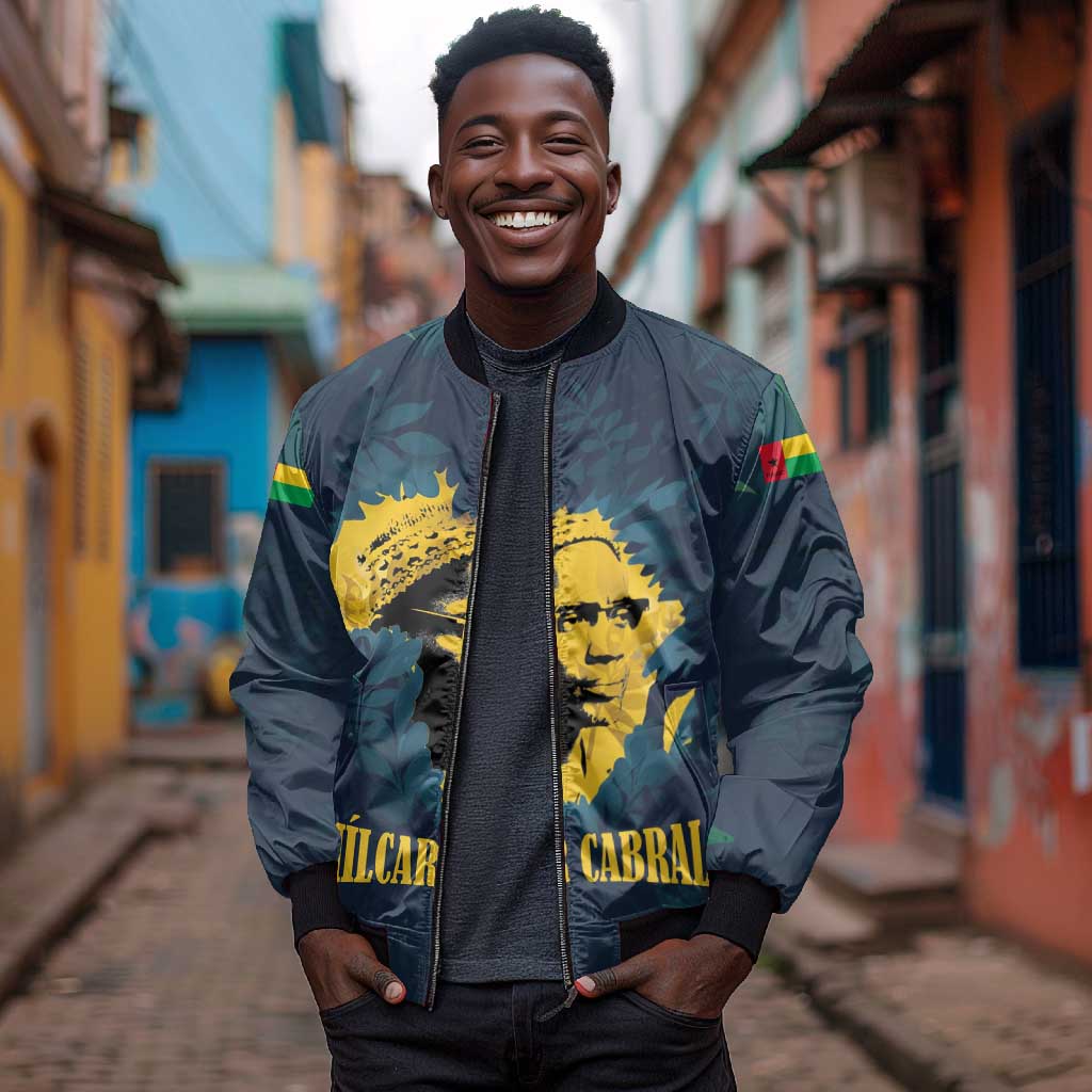 Amilcar Cabral Bomber Jacket Guinea-Bissau African National Liberation Leader - Cultural Resistance Tribute - African Pride