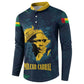 Amilcar Cabral Button Sweatshirt Guinea-Bissau African National Liberation Leader - Cultural Resistance Tribute