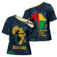 Amilcar Cabral Cross Shoulder Shirt Guinea-Bissau African National Liberation Leader - Cultural Resistance Tribute - African Pride