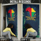 Amilcar Cabral Door Cover Guinea-Bissau African National Liberation Leader - Cultural Resistance Tribute - African Pride