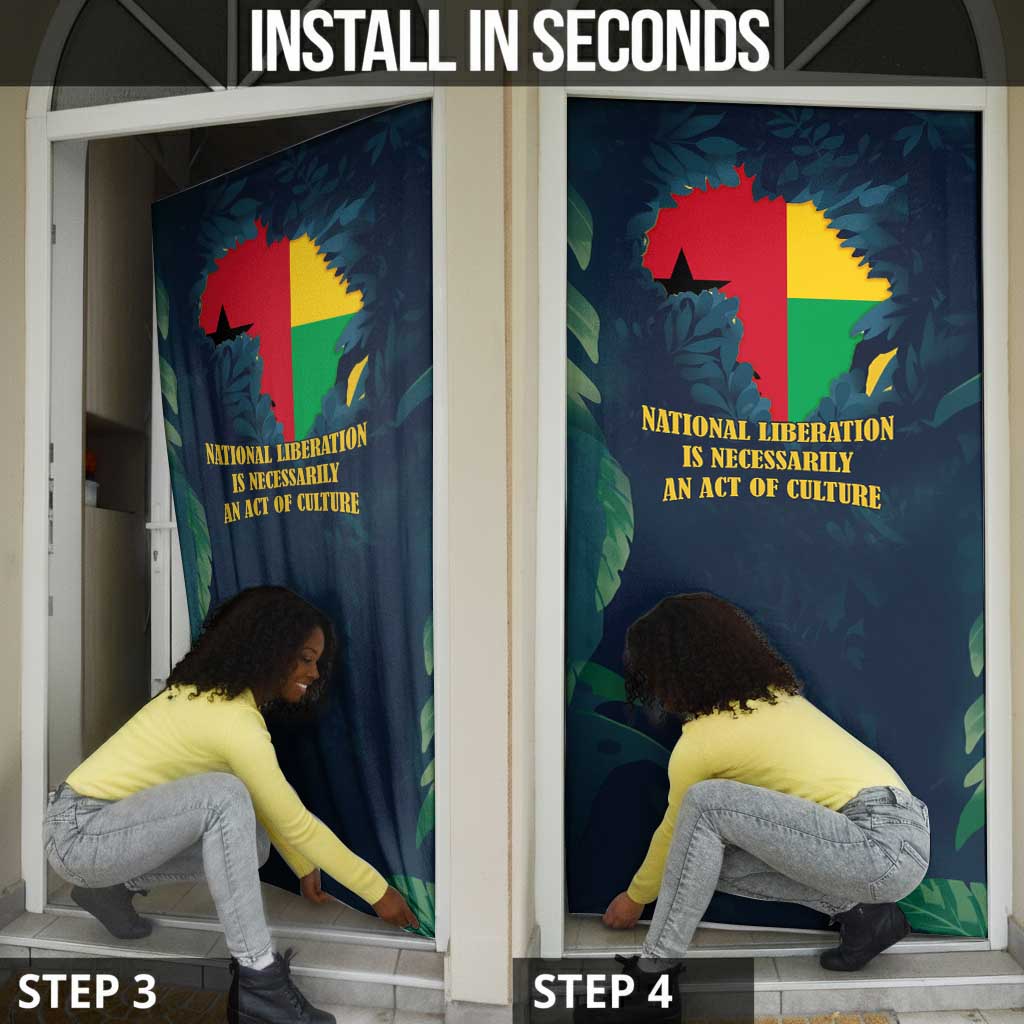 Amilcar Cabral Door Cover Guinea-Bissau African National Liberation Leader - Cultural Resistance Tribute - African Pride