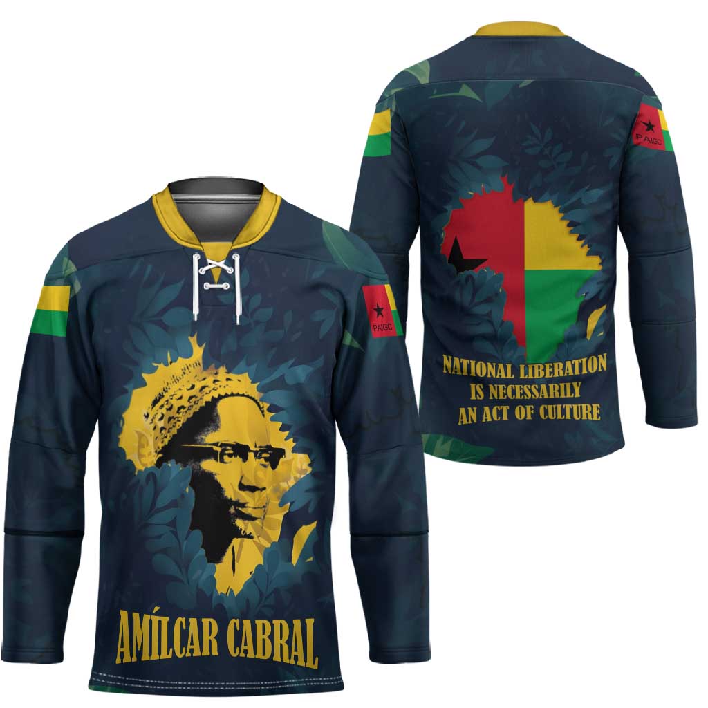 Amilcar Cabral Hockey Jersey Guinea-Bissau African National Liberation Leader - Cultural Resistance Tribute - African Pride