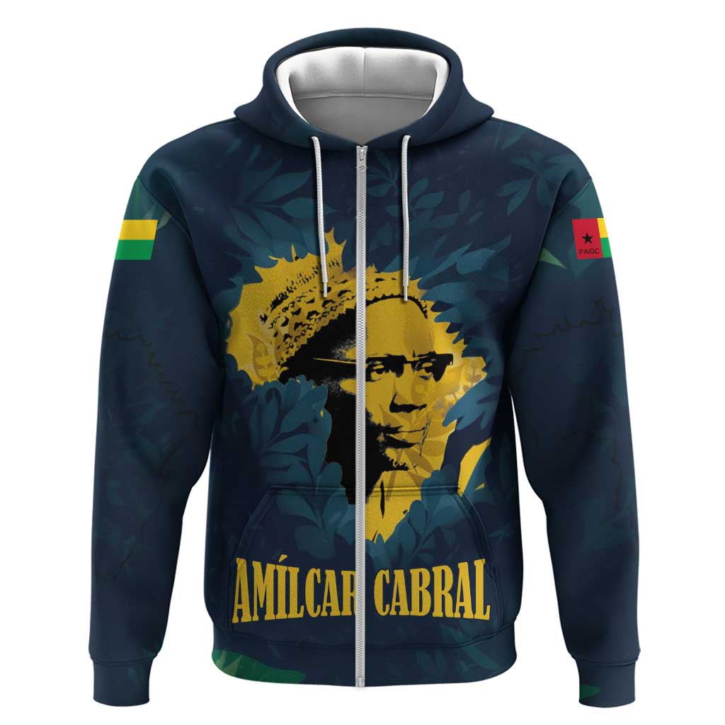 Amilcar Cabral Hoodie Guinea-Bissau African National Liberation Leader - Cultural Resistance Tribute - African Pride