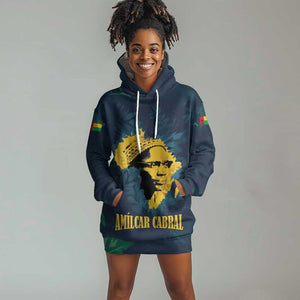 Amilcar Cabral Hoodie Dress Guinea-Bissau African National Liberation Leader - Cultural Resistance Tribute - African Pride