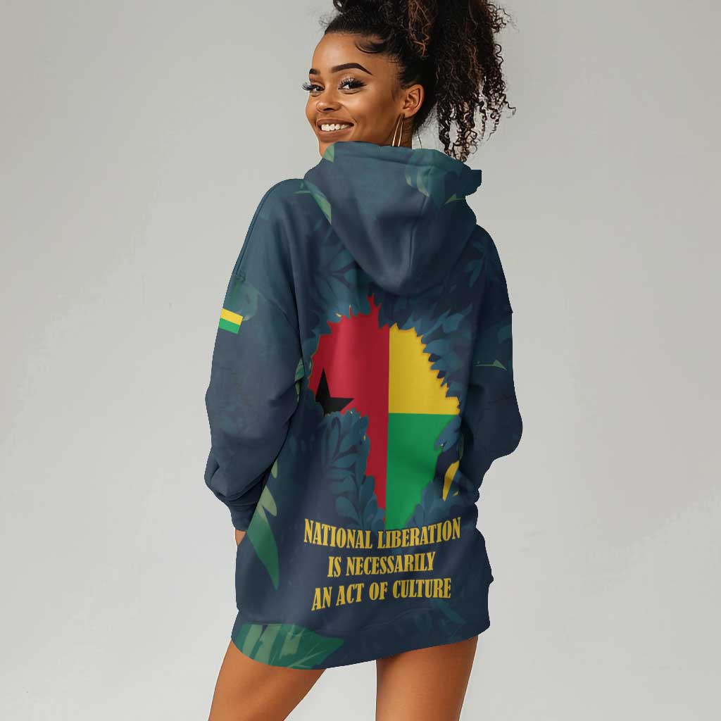 Amilcar Cabral Hoodie Dress Guinea-Bissau African National Liberation Leader - Cultural Resistance Tribute - African Pride